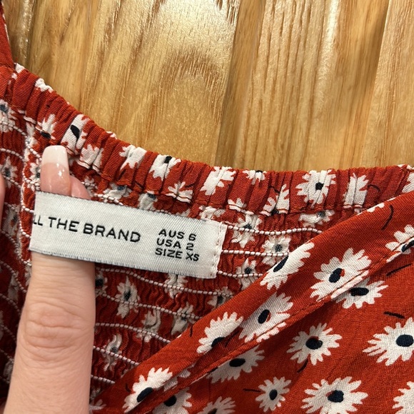 Faithfull The Brand Floral Red Mini Dress - Picture 9 of 13